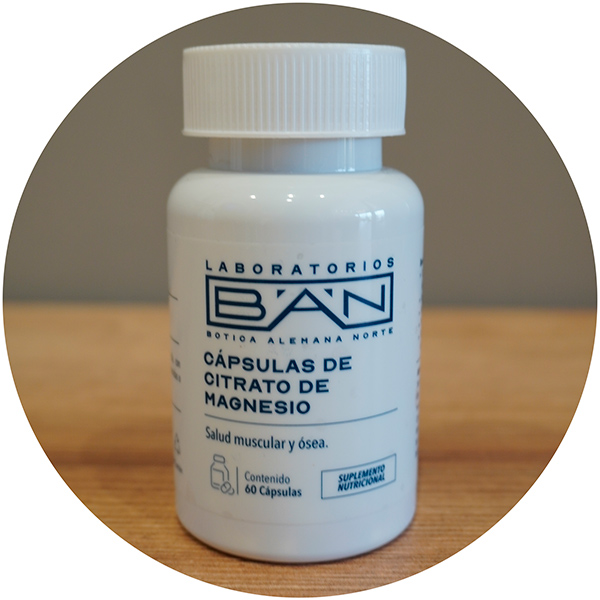 Cápsulas de Citrato de Magnesio